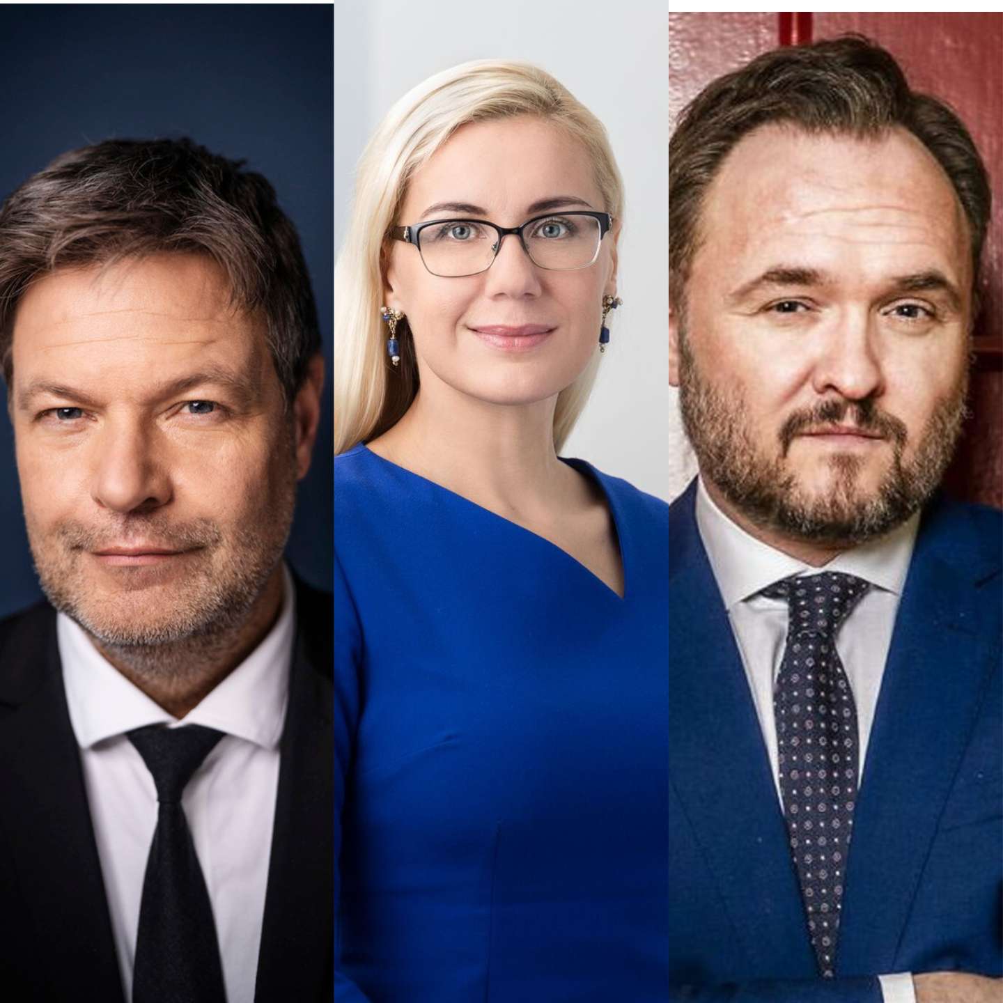 Robert Habeck, Kadri Simson dhe Dan Jørgensen