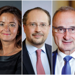 Tanja Fajon, Alexander Schallenberg & Gordan Radman Grliq