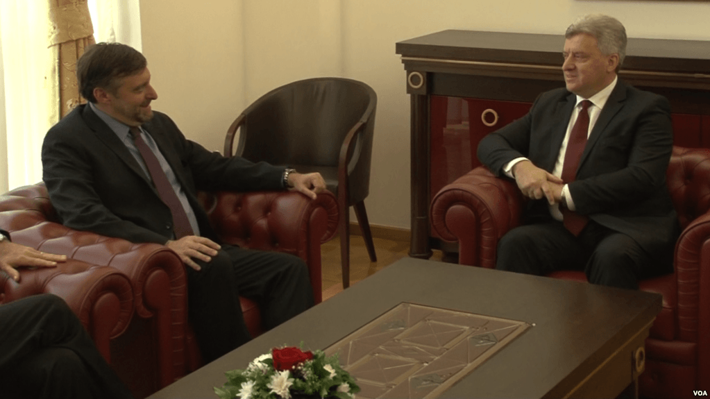 Palmer në Shkup - takohet me zyrtarë të lartë shtetërorë dhe politikë