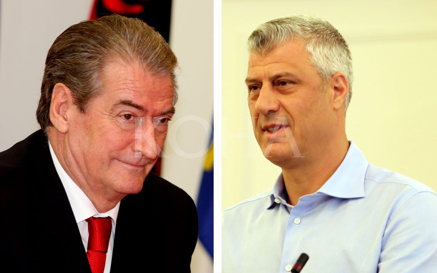 Përplasje e rëndë mes Thaçit e Berishës