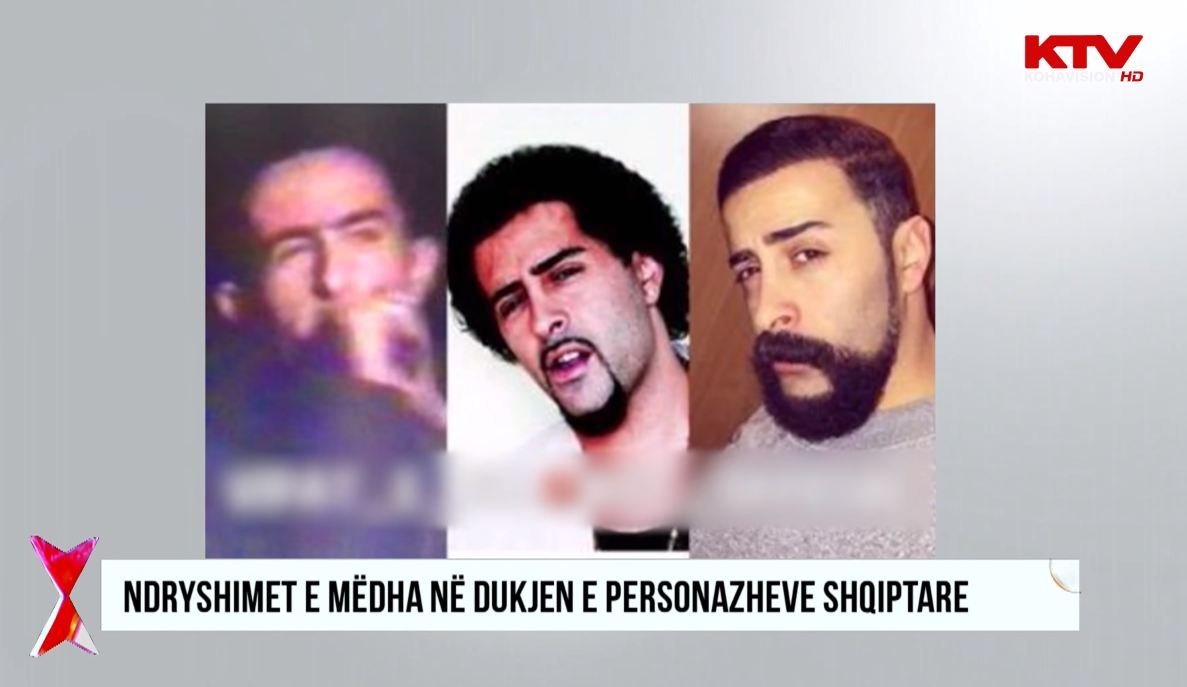 Ndryshimet që yjet shqiptare kanë pësuar përgjatë karrierës së tyre