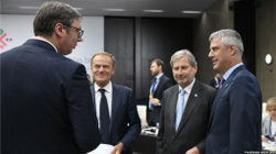 Më 29 prill, Thaçi e Haradinaj takohen me Vuçiqin e Bërnabiqin në Berlin