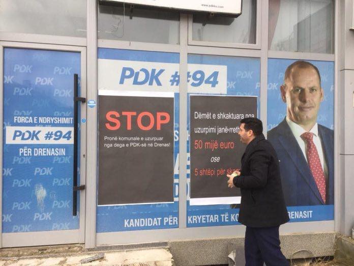 Drenori “fton” qytetarët e Drenasit të mbledhin fonde për të paguar borxhin që PDK i ka Ujësjellësit
