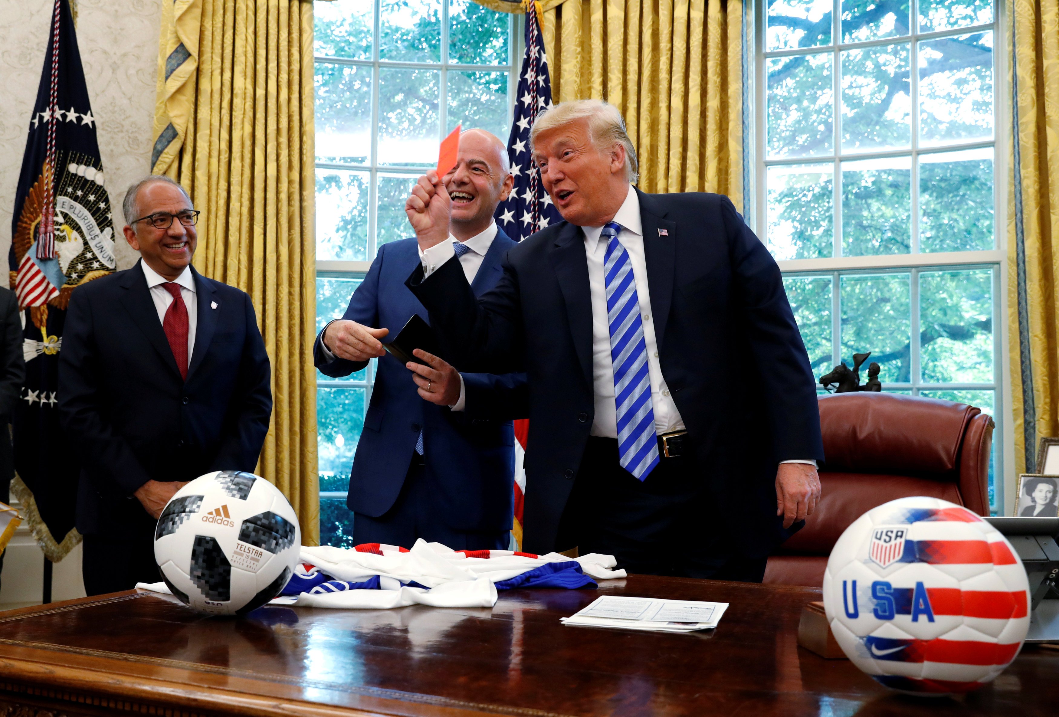 Përgatitjet për Botërorin 2026, Trumpi takohet me kreun e FIFA-së