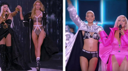“Engjëjt” e Victoria’s Secret sfiluan me performancën “live” të yjeve shqiptare