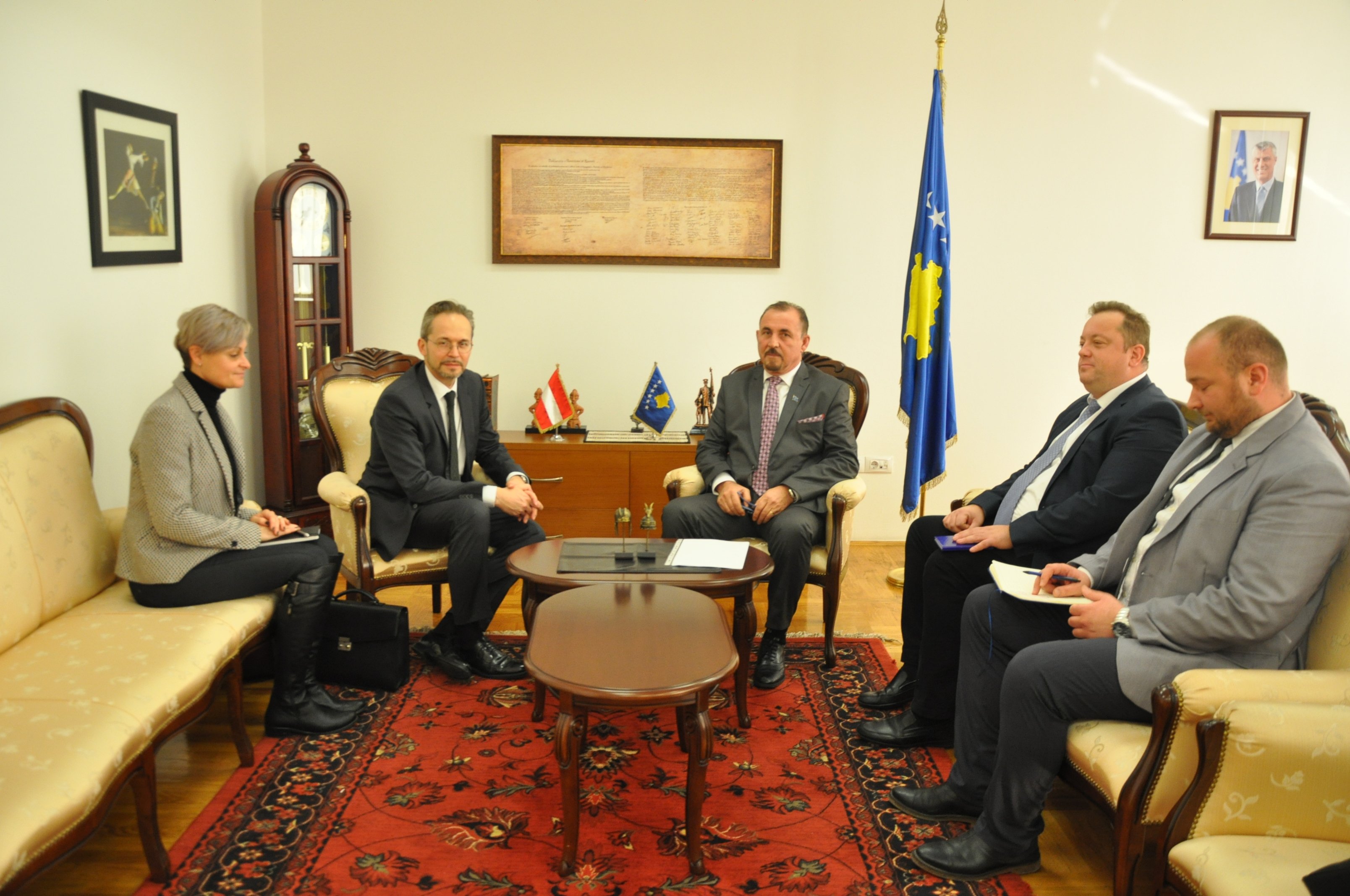 Austria do të vazhdojë përkrahjen ndaj Kosovës, veçanërisht për institucionet e sigurisë