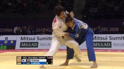 Distria Krasniqi e artë në Kinë, të gjitha luftërat i fiton me Ippon