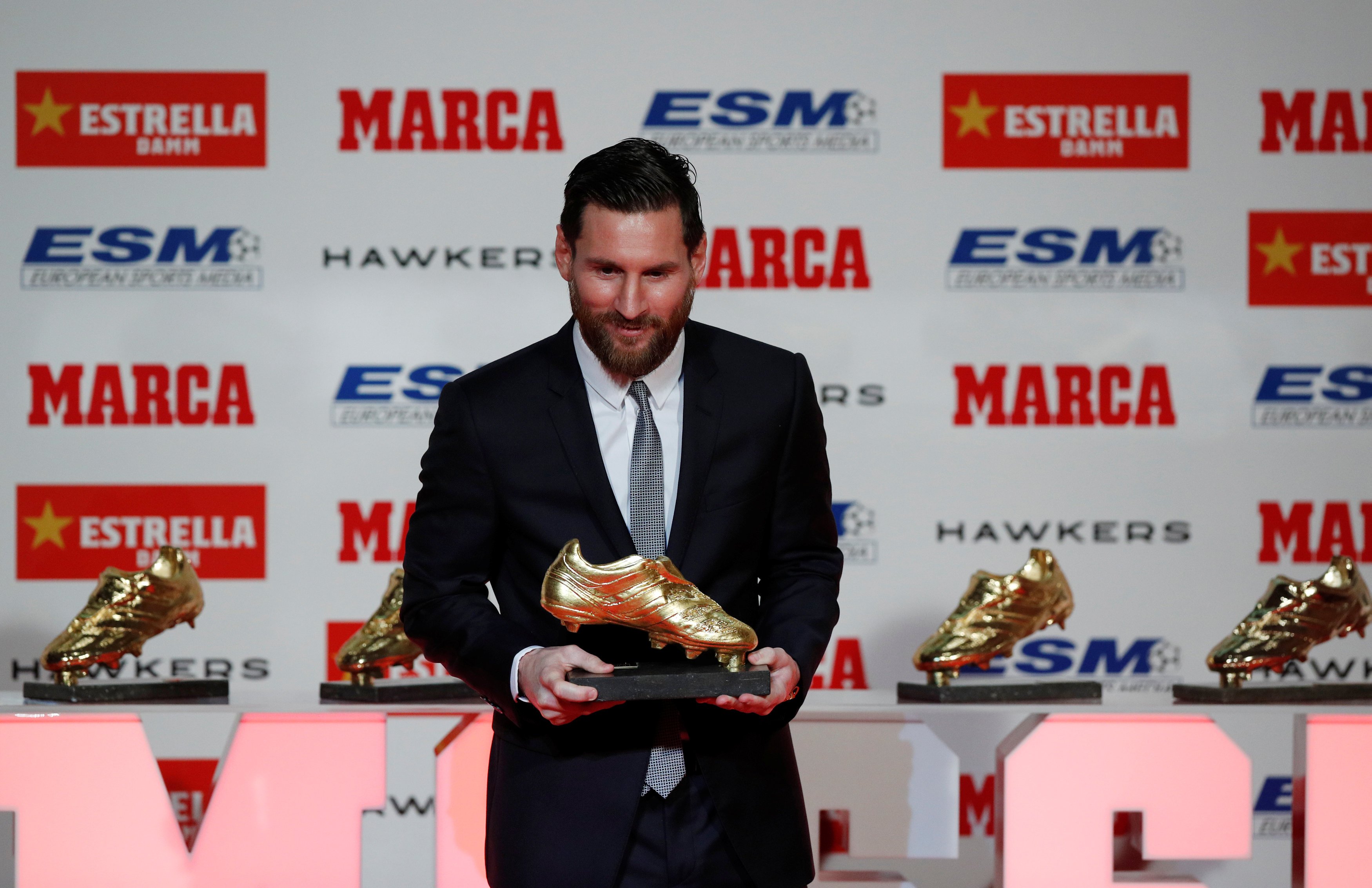 Golden boot messi shop and ronaldo