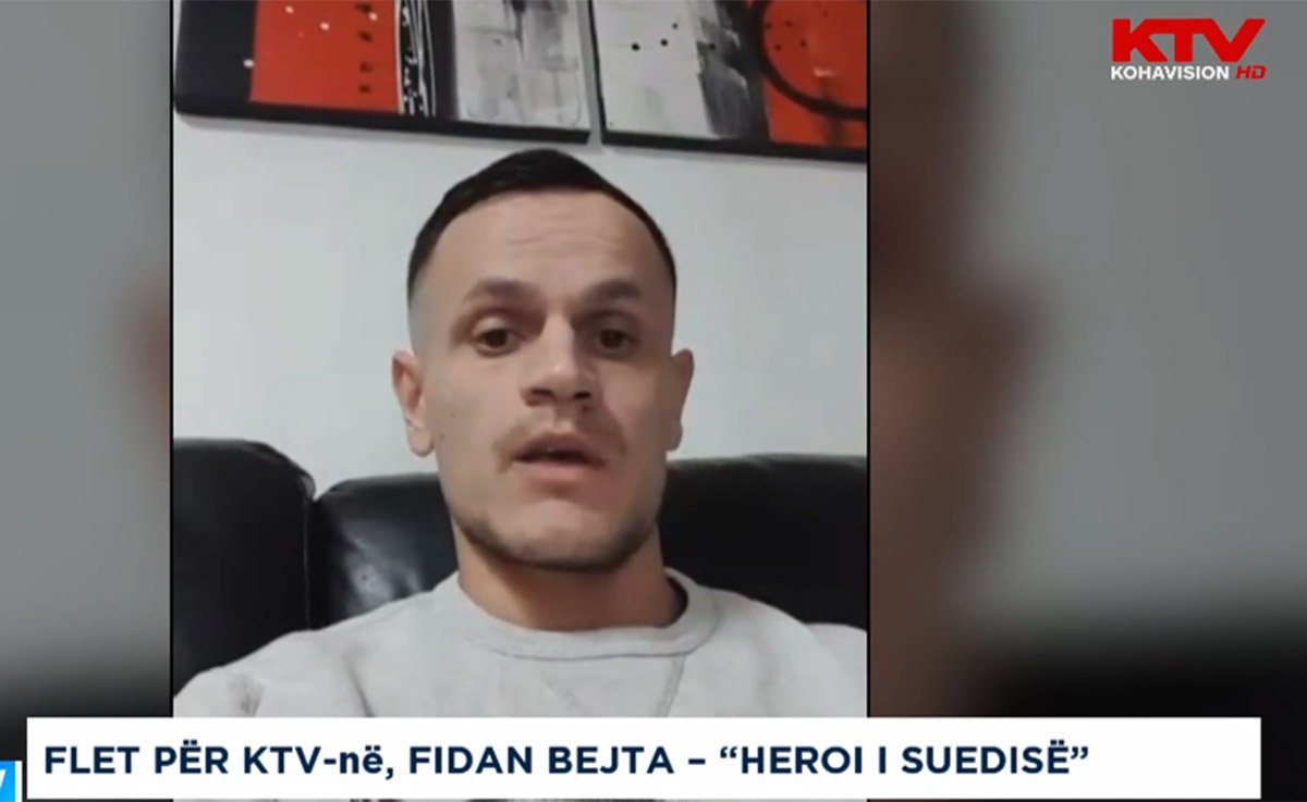 Flet për KTV-në, Fidan Bejta – “Heroi i Suedisë”