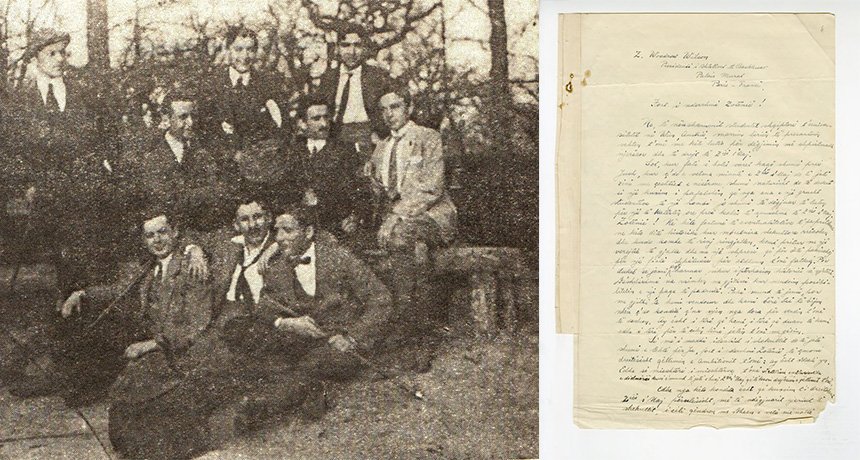 Letra e para 100 vjetëve e 9 studentëve shqiptarë dërguar presidentit amerikan Wilson