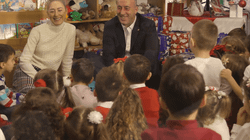Fëmijët e pyesin Haradinajn çfarë do nga Babadimri dhe pse nuk qesh më shpesh