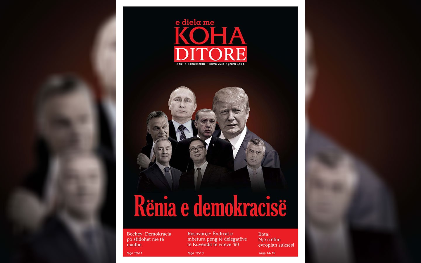 “Rënia e demokracisë”, kryetemë e së dielës në “Koha Ditore”