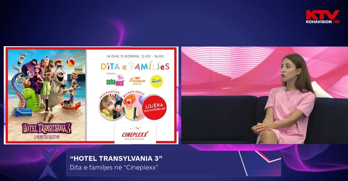 Dita e familjes në Cineplexx shënohet me premierën e “Hotel Transylvania 3”