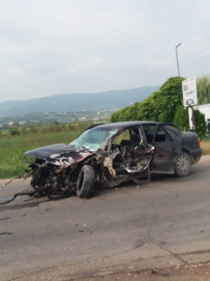 Katër të lënduar nga aksidenti në magjistralen Prishtinë-Mitrovicë