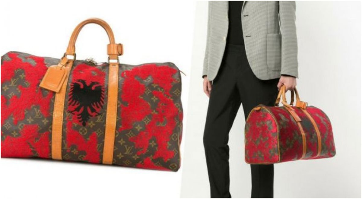 Louis Vuitton puts the red and black flag on bags, staggering
