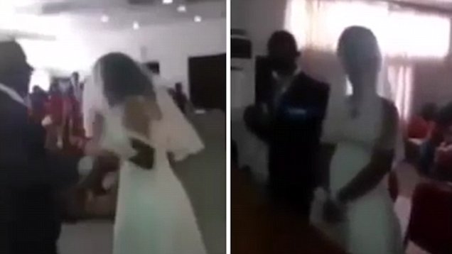 Ndërsa nusja po priste në altar, burri shfaqet me një tjetër 