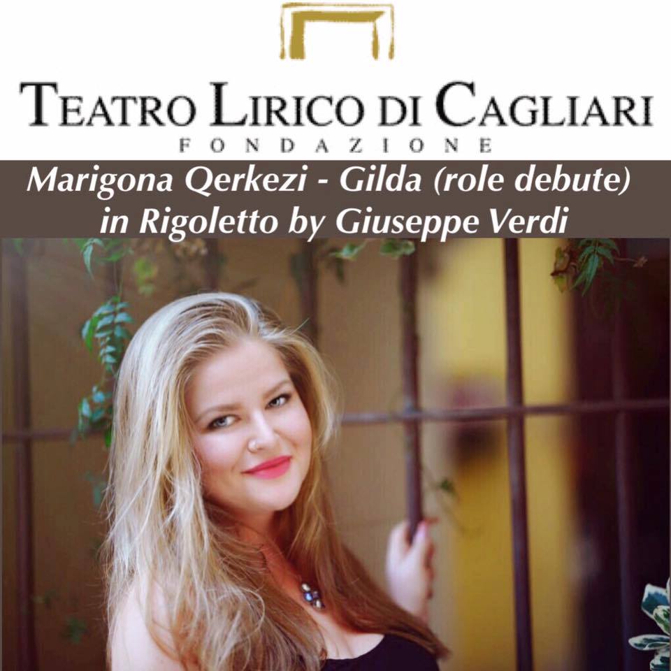 Marigona Qerkezi me rol debutues si Gilda në Teatrin e Operës në Cagliari