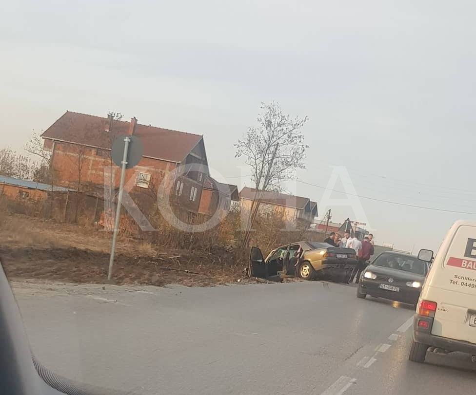 Aksident trafiku në magjistralen Prishtinë – Podujevë