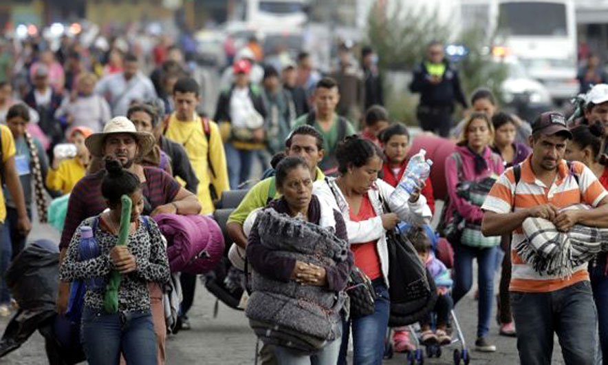 Mbërrin karvani i parë i emigrantëve në Mexico City