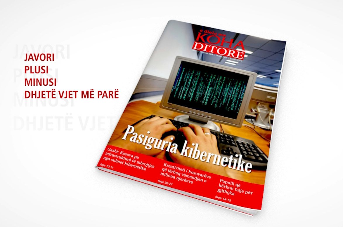 Pasiguria kibernetike, gjerësisht në të dielën me “Koha Ditore”