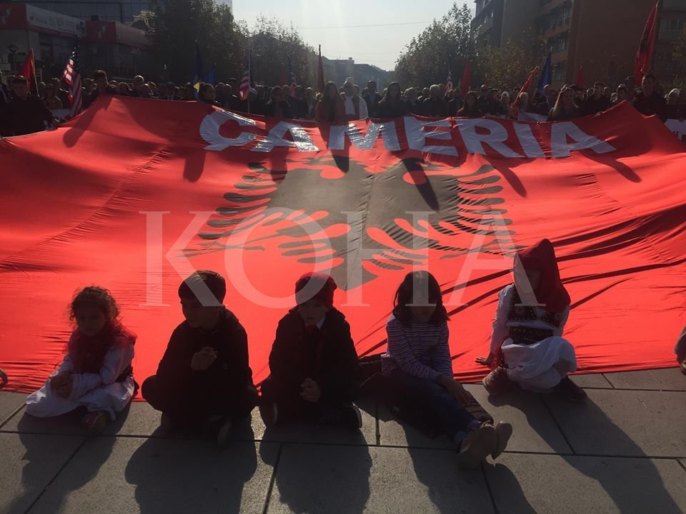 Marshi i shoqatës “Çamëria” për bashkimin e Luginës me Kosovën