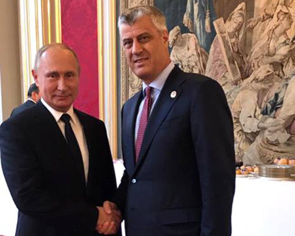 Thaçi thotë se ka gjetur mirëkuptim me Putinin