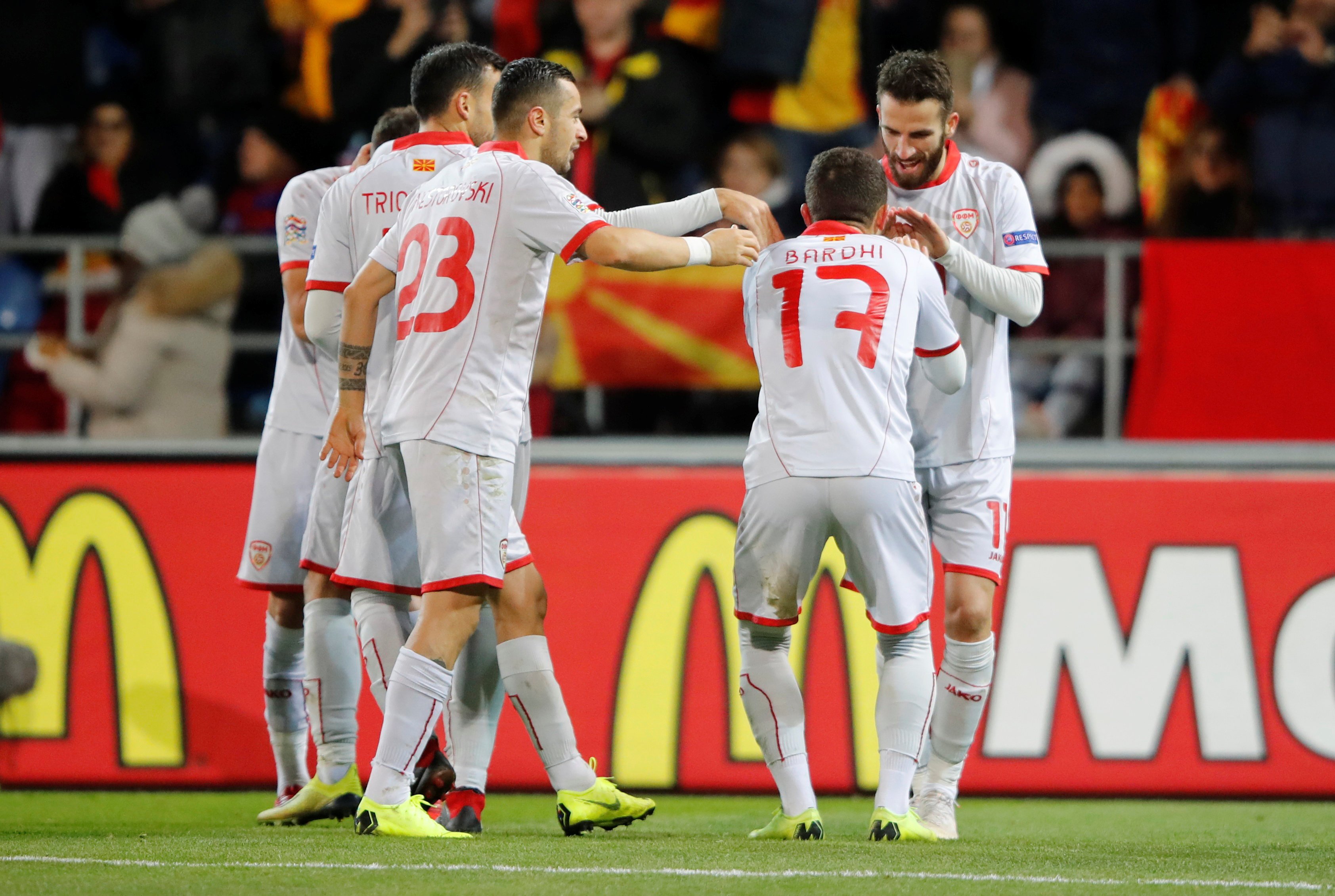 Enis Bardhi me supergol i jep epërsinë Maqedonisë ndaj Lihtenshtajnit