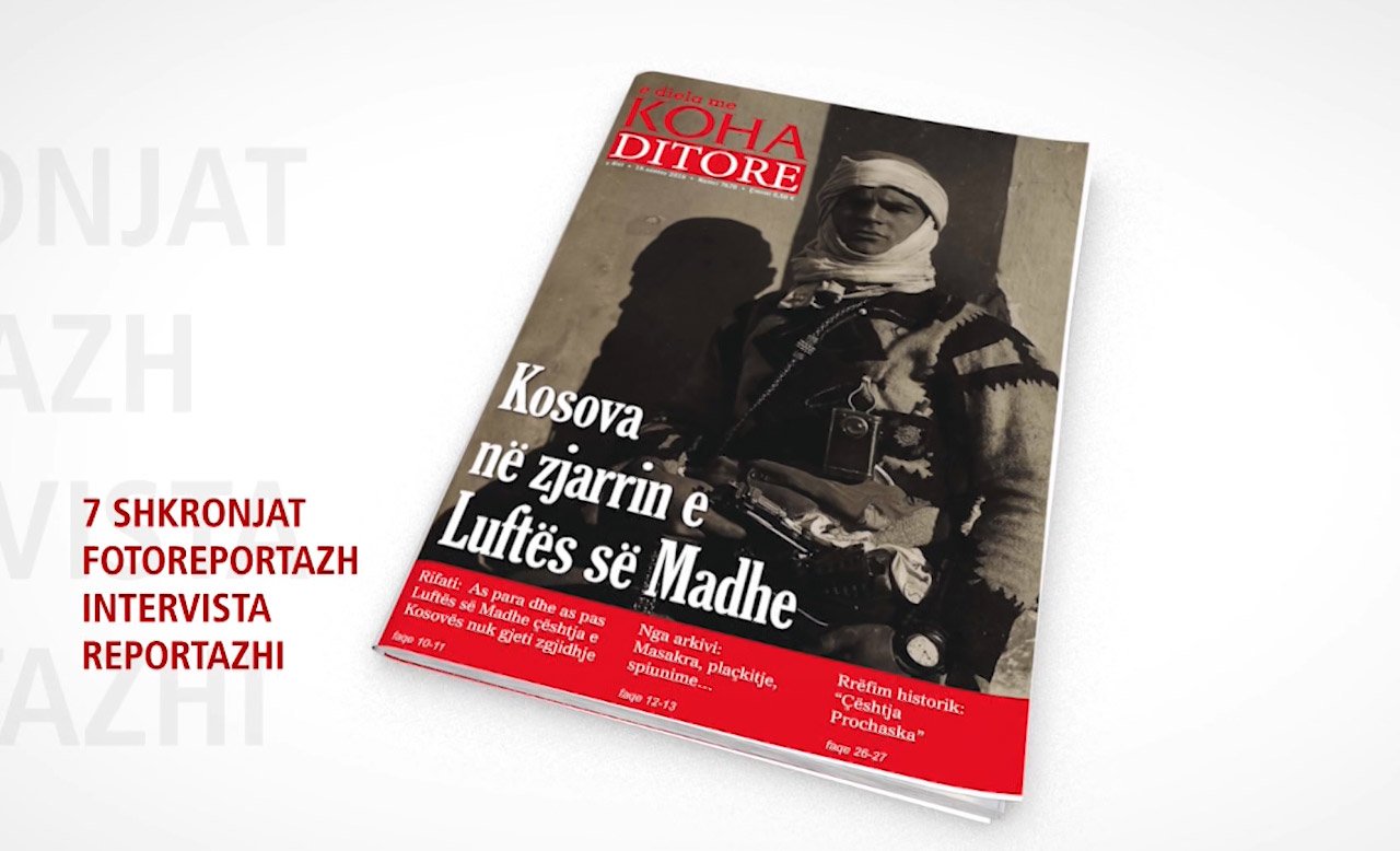 100 vjet pas Luftës së Parë Botërore, gjerësisht në të dielën me “Koha Ditore”