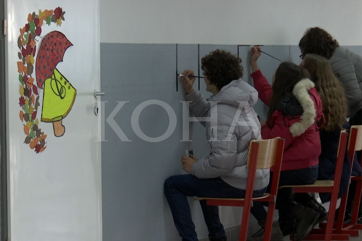 Nxënësit e “Mehmet Gjevorit” në Prishtinë mbajtën mësimin në të ftohtë