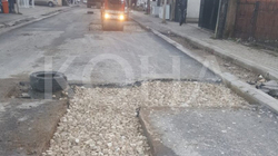 Bëhet për riparim rruga e asfaltuar para dy javësh në Ferizaj