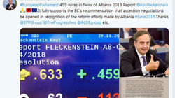 Parlamenti Evropian voton pro integrimit të Shqipërisë në BE 