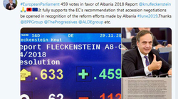 Parlamenti Evropian voton pro integrimit të Shqipërisë në BE