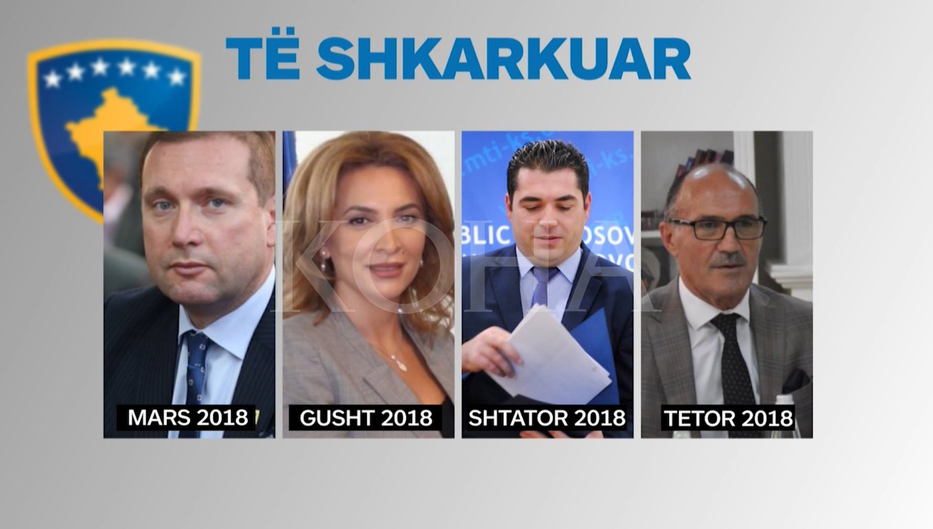 Bejtush Gashi, ministri i katërt që shkarkohet në Qeverinë Haradinaj