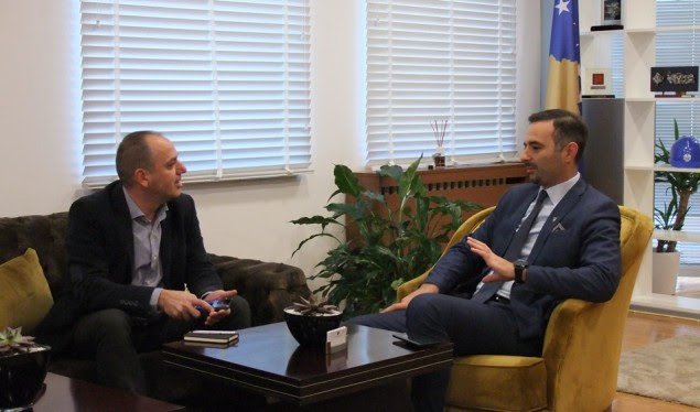Haskuka kërkon mbështetjen e ministrit Lluka për realizimin e Parkut të Biznesit