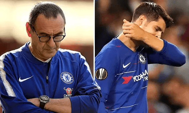 Morata dështon ta bindë Sarrin, Chelsea në kërkim të një sulmuesi
