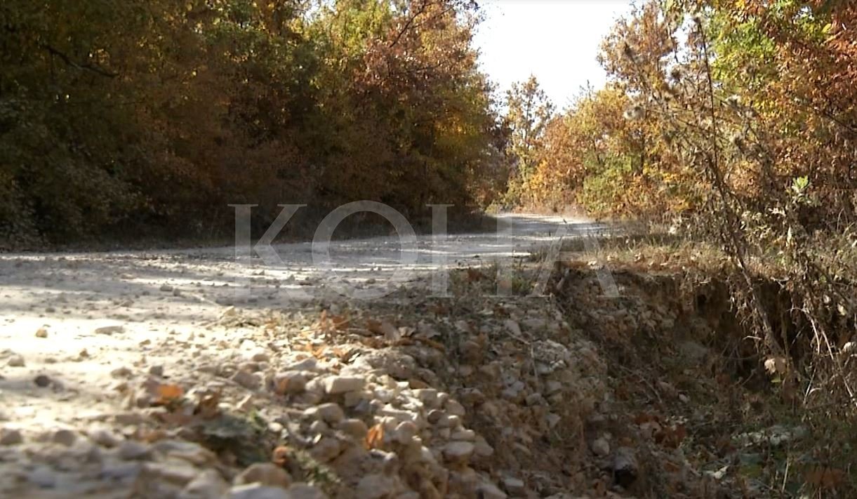 Tetë familje në Prapashticë në ankth për rrugën që rrezikon të shembet nga rrëshqitjet e dheut