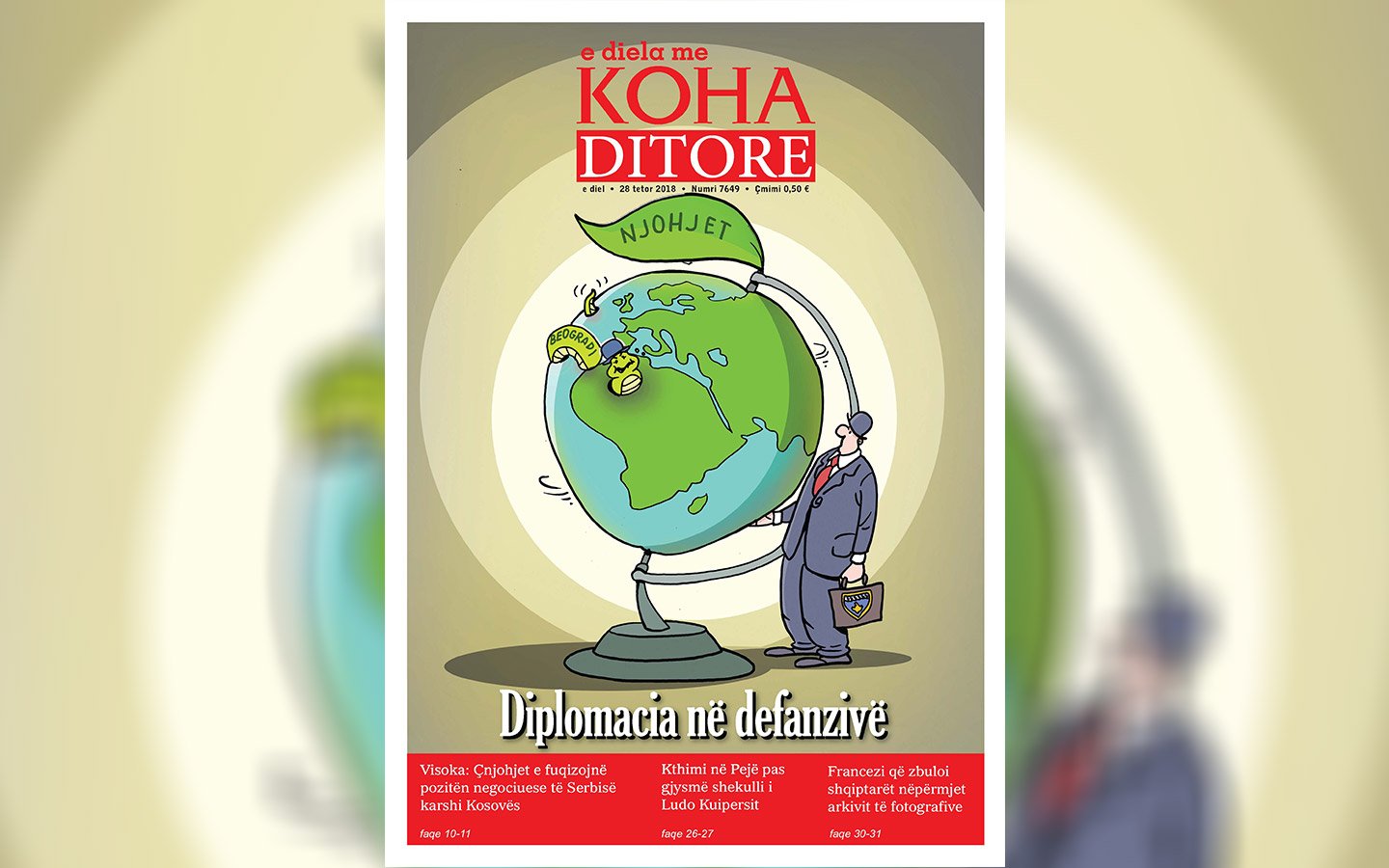 Diplomacisë kosovare në defensivë i kushtohet këtë të diel “Koha Ditore”