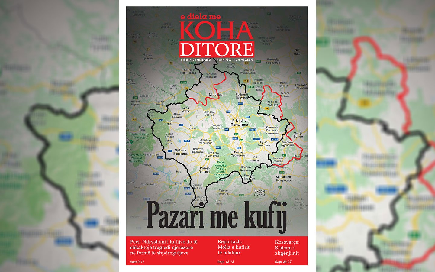“Pazari me kufij”, gjerësisht në të dielën me “Koha Ditore”