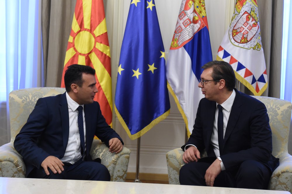 Vuçiq e Zaev takohen në vendkalimin kufitar Preshevë-Tabanovc, synojnë menaxhim të integruar