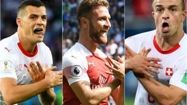 The Sun: A do të dënohet Mustafi për festimin simbolik me duar?