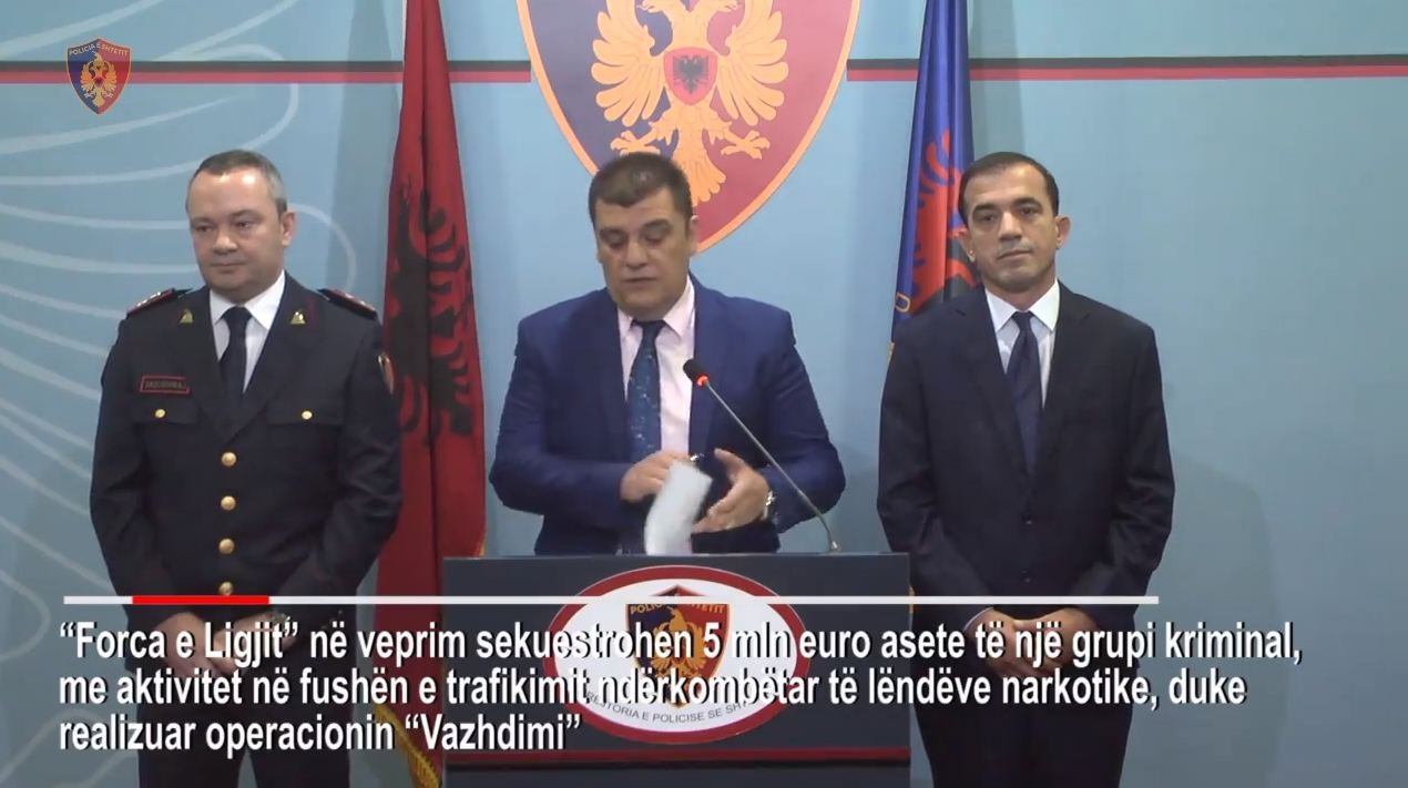 “Forca e Ligjit” në Tiranë sekuestron 5 milionë euro asete të një grupi kriminal