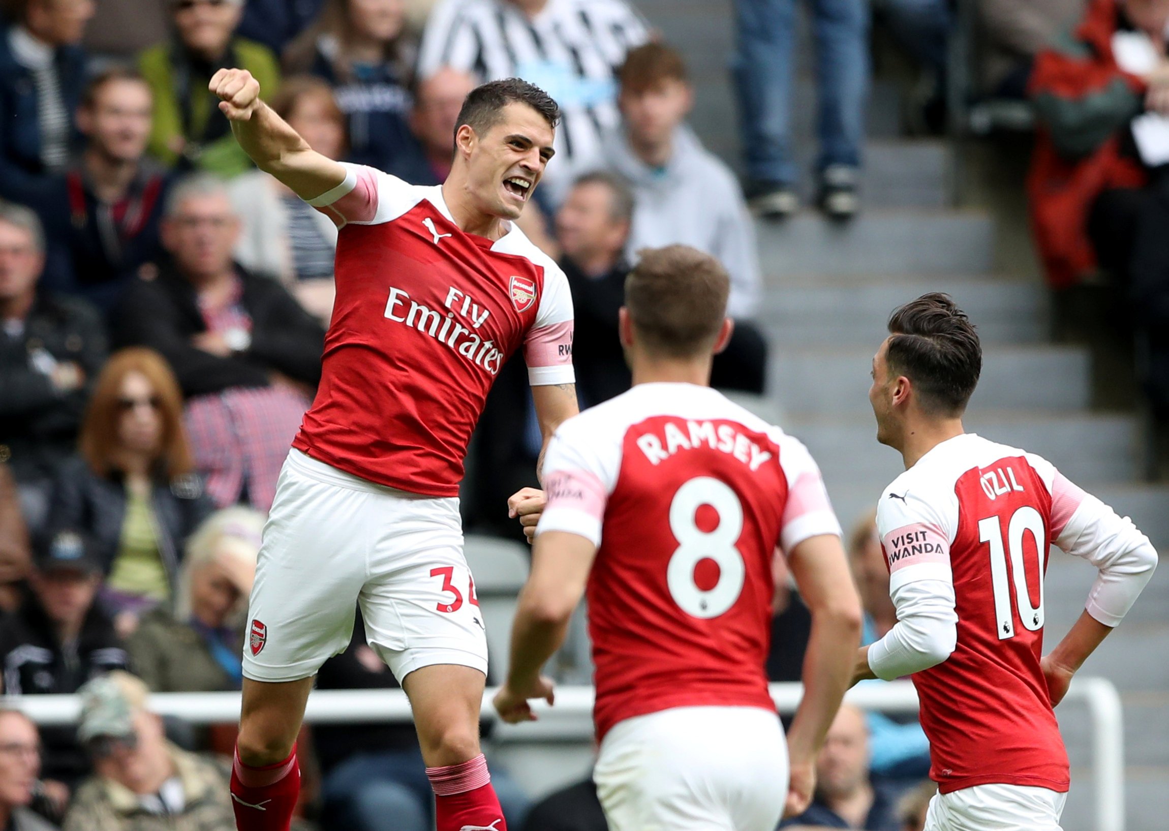 Arsenali mposht Newcastle Unitedin, shënon Xhaka