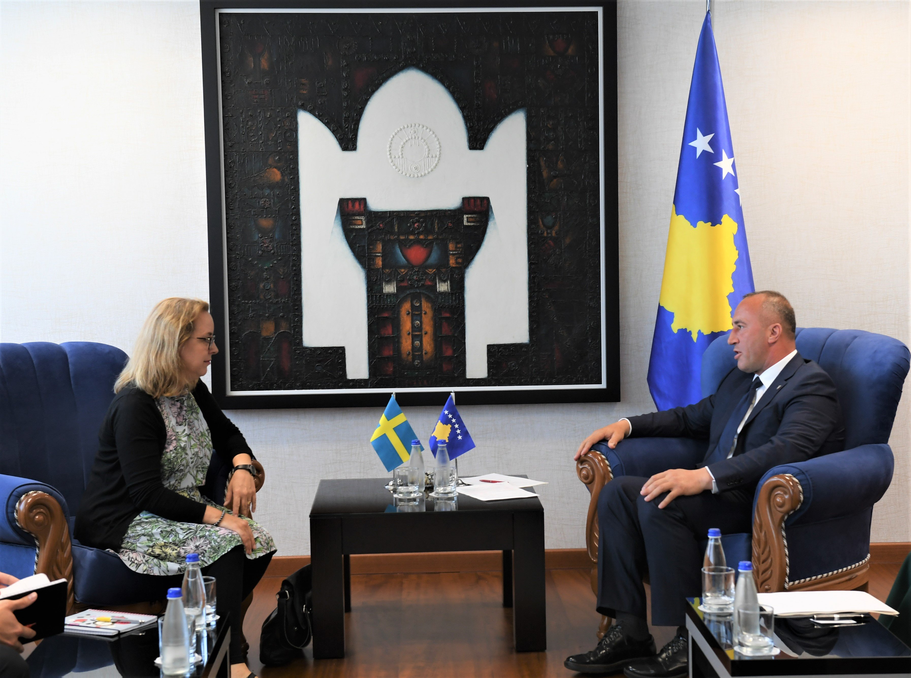 Haradinaj priti në takim ambasadoren e re të Suedisë në Kosovë