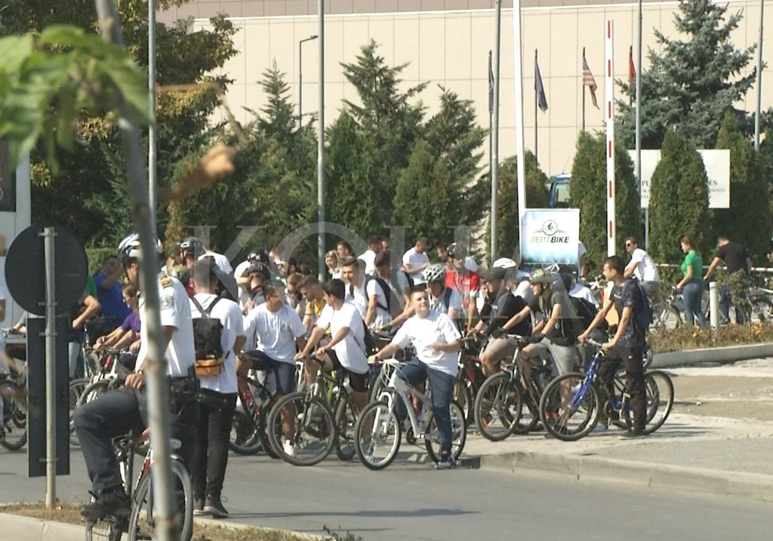 Për një Prishtinë pa tym, protestohet me biçikleta