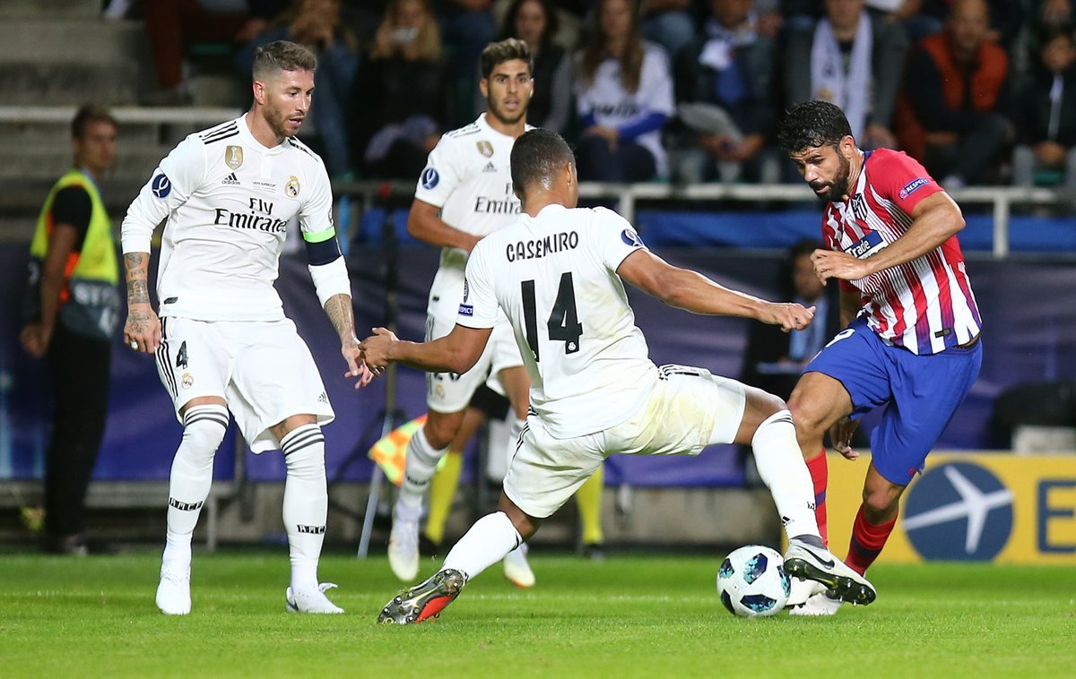 Formacionet zyrtare Real Madrid – Atletico Madrid