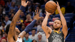 Curry vendos rekord të trepikëshave në plejof të NBA-së