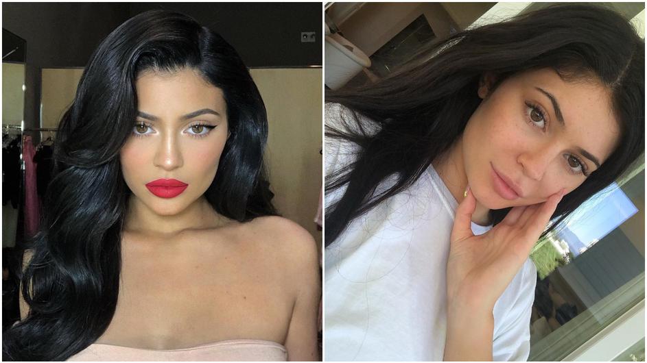 Kylie poston një foto pa grim
