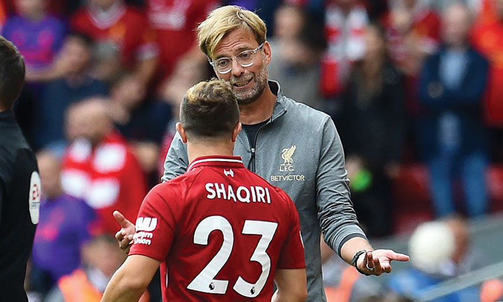Klopp nuk po e aktivizon Shaqirin, por është i kënaqur me të