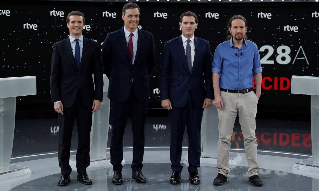 Kandidatët spanjollë përplasen rreth Katalonjës në debatin televiziv para zgjedhjeve
