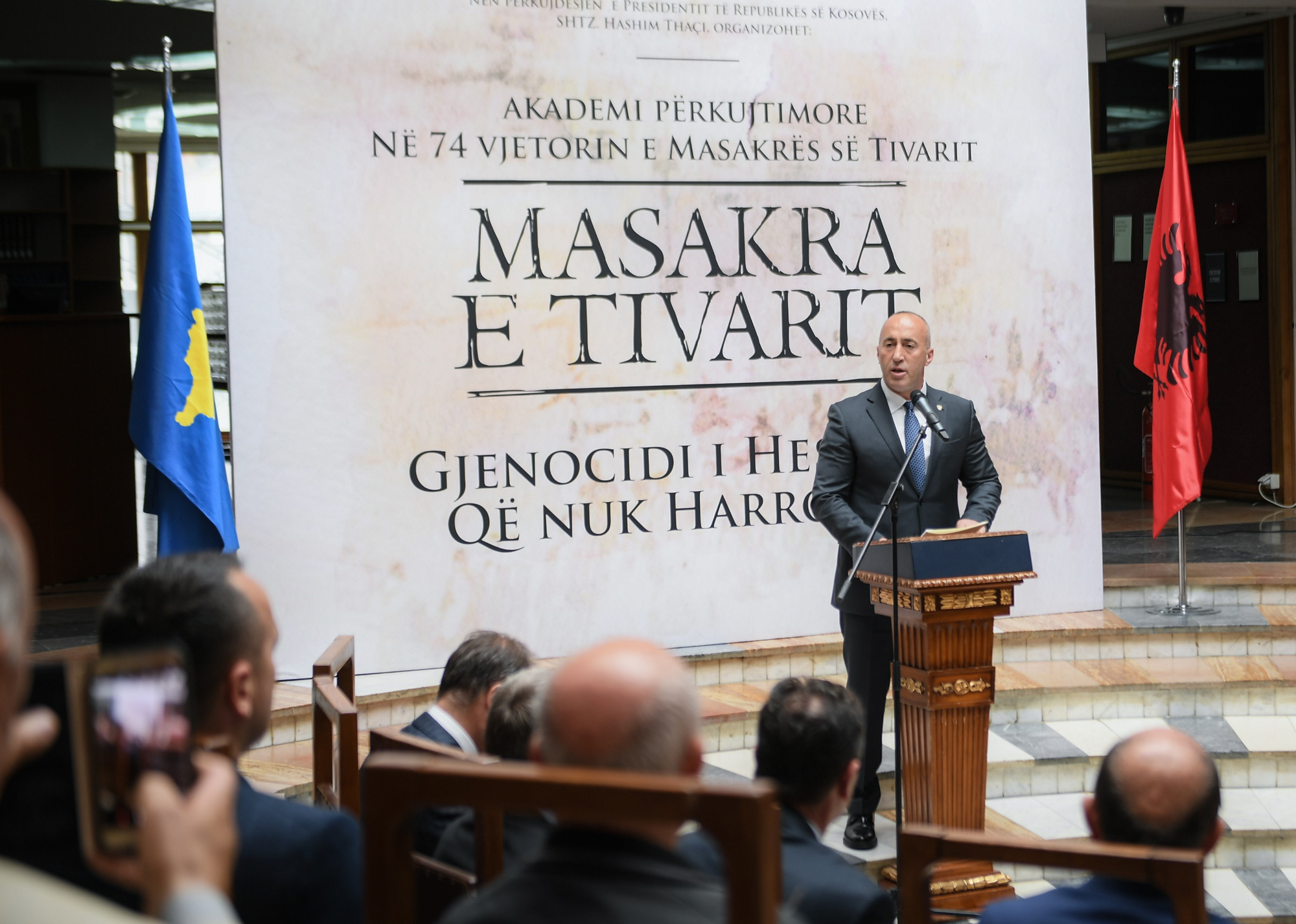 Haradinaj: Ndaj masakrës së Tivarit shumë padrejtësi në 74 vjet